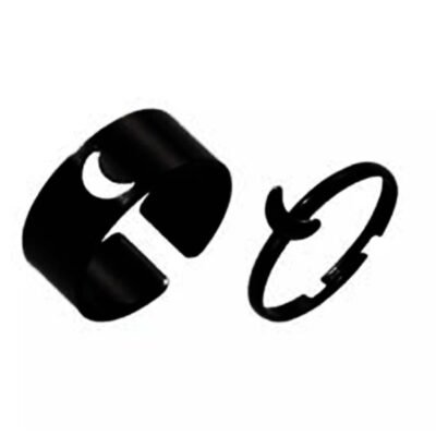 Black Moon Couple Ring - Lifestyle