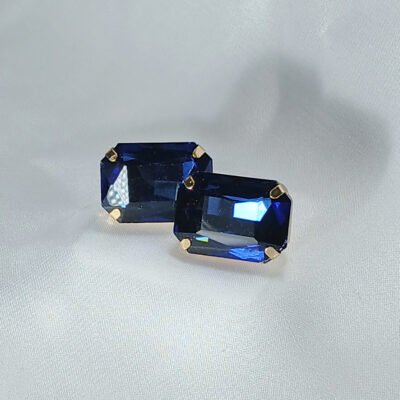 Blue ear rings 1