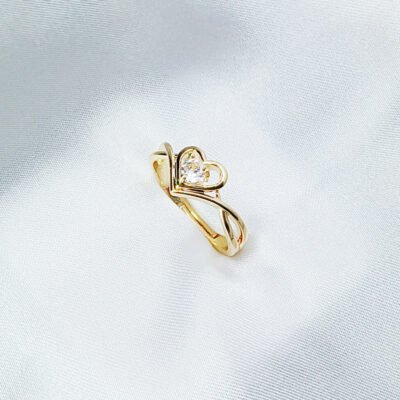 Diamond Golden Promise Ring - luxore - lifestyle - rings - 18