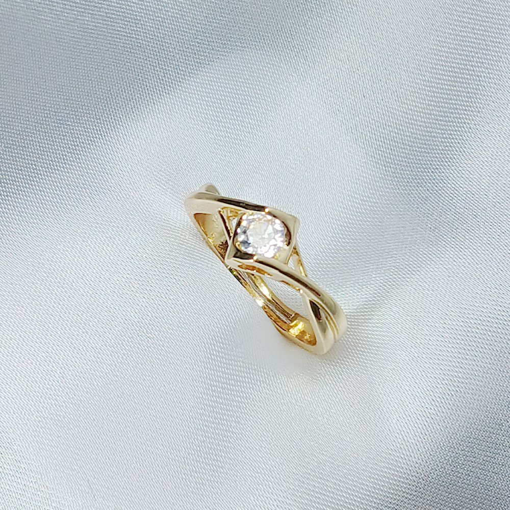 Diamond Golden Promise Ring - luxore - lifestyle - rings - 21
