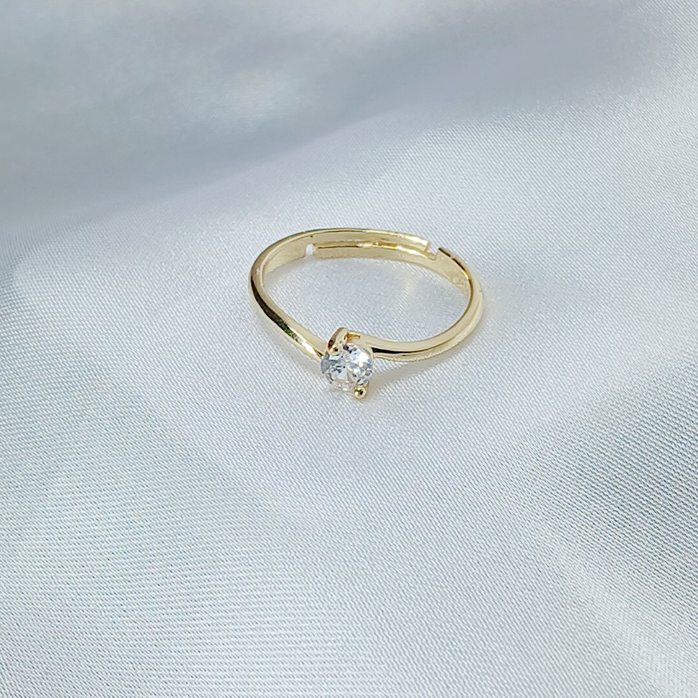 Diamond Golden Promise Ring - luxore - lifestyle - rings - 23