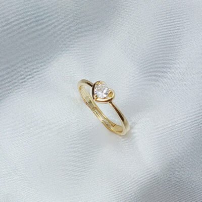 Diamond Golden Promise Ring - luxore - lifestyle - rings - 25