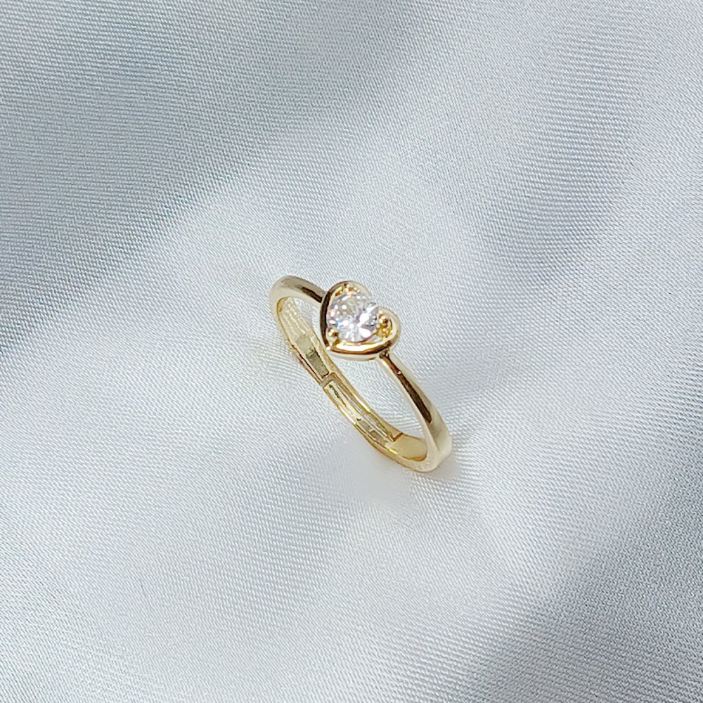 Diamond Golden Promise Ring - luxore - lifestyle - rings - 25
