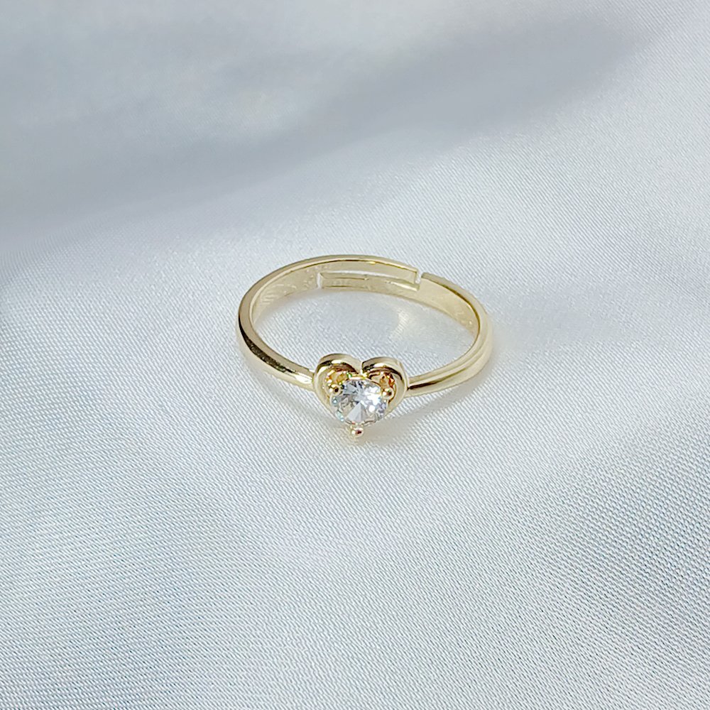 Diamond Golden Promise Ring - luxore - lifestyle - rings - 26