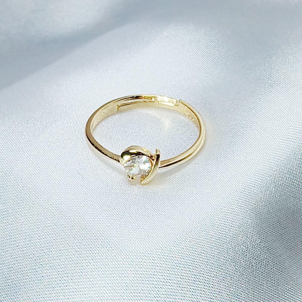 Diamond Golden Promise Ring - luxore - lifestyle - rings - 9