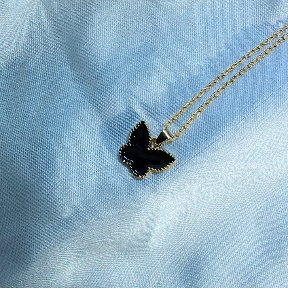Butterfly Necklace and Earrings - lifestyle - luxore