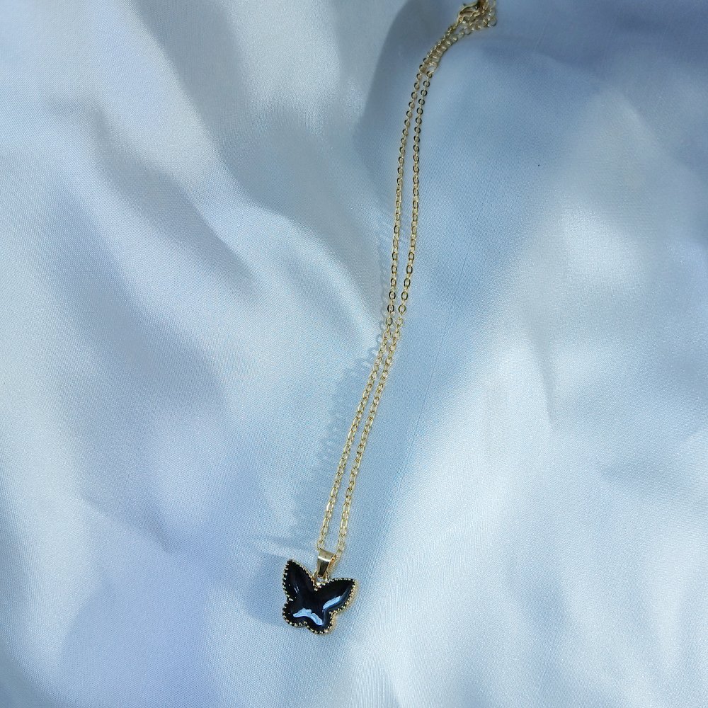 Butterfly Necklace and Earrings - lifestyle - luxore