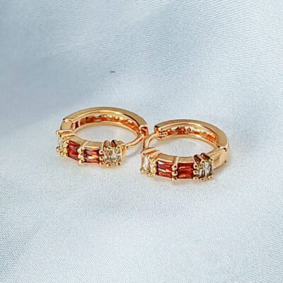 Golden Light Brown Ear ring 2