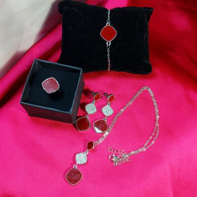 Silver Red Set - Luxore - lIfestyle
