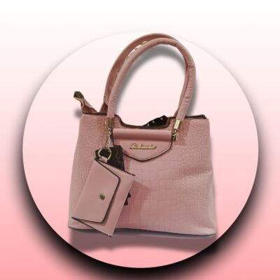 Pale Pink Women Shoulder Bag - lifestyle - Luxore